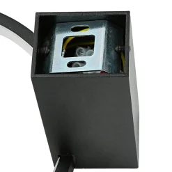 LED Wandlampe Schwarz 4000 K Ring Ø 18 cm dekorativ