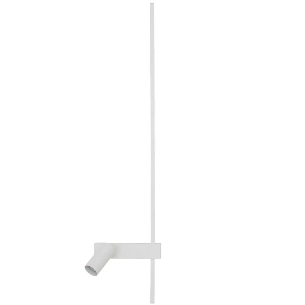 LED Wandlampe Weiß Aluminium GU10 H:80 cm indirekt