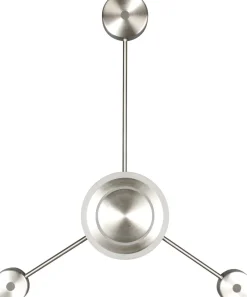 LED Wandleuchte Aluminium dimmbar H:53 cm 3000 K Silber