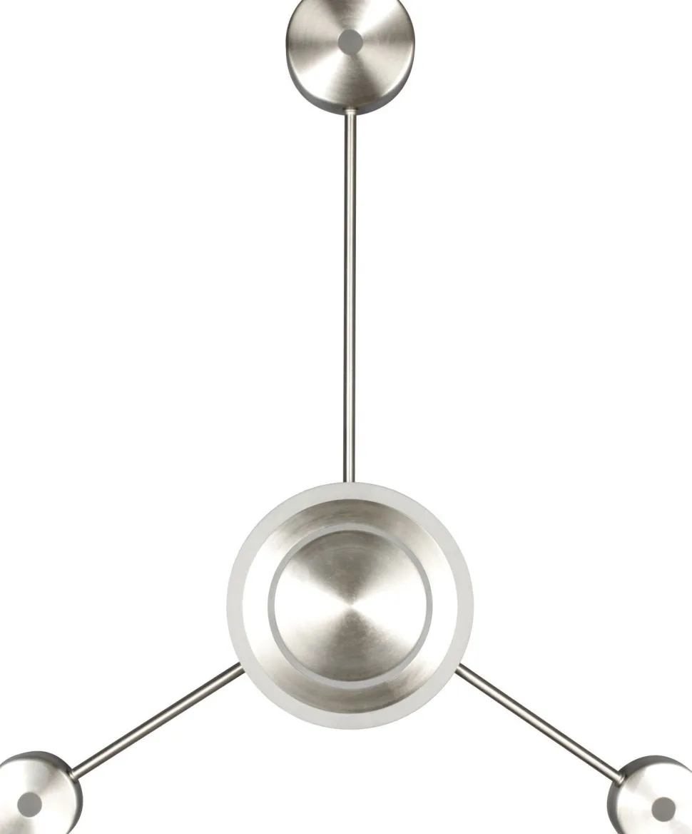 LED Wandleuchte Aluminium dimmbar H:53 cm 3000 K Silber