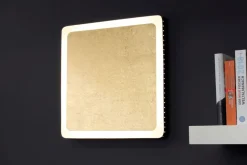 LED Wandleuchte Aluminium Gold Schwarz 3000 K B:41 cm