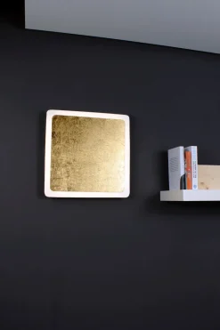 LED Wandleuchte Aluminium Gold Schwarz 3000 K B:41 cm