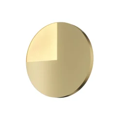 LED Wandleuchte Aluminium Ø 44,8 cm rund in Messing