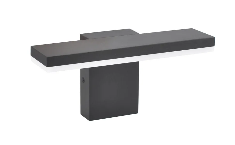 LED Wandleuchte Anthrazit blendarm 4000K 720lm