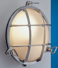 LED Wandleuchte Außen Chrom Maritim IP54 Haustür