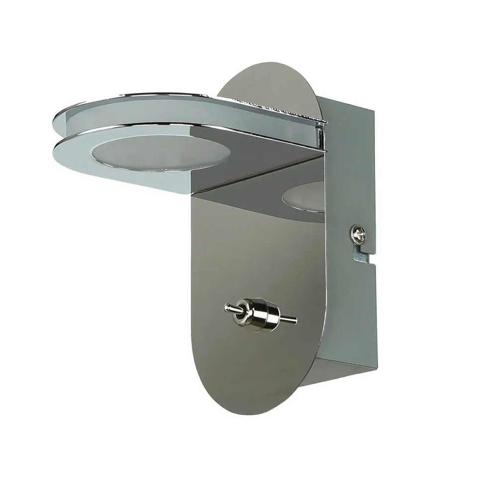 LED Wandleuchte Badezimmer 4000 K neutralweiß Chrom