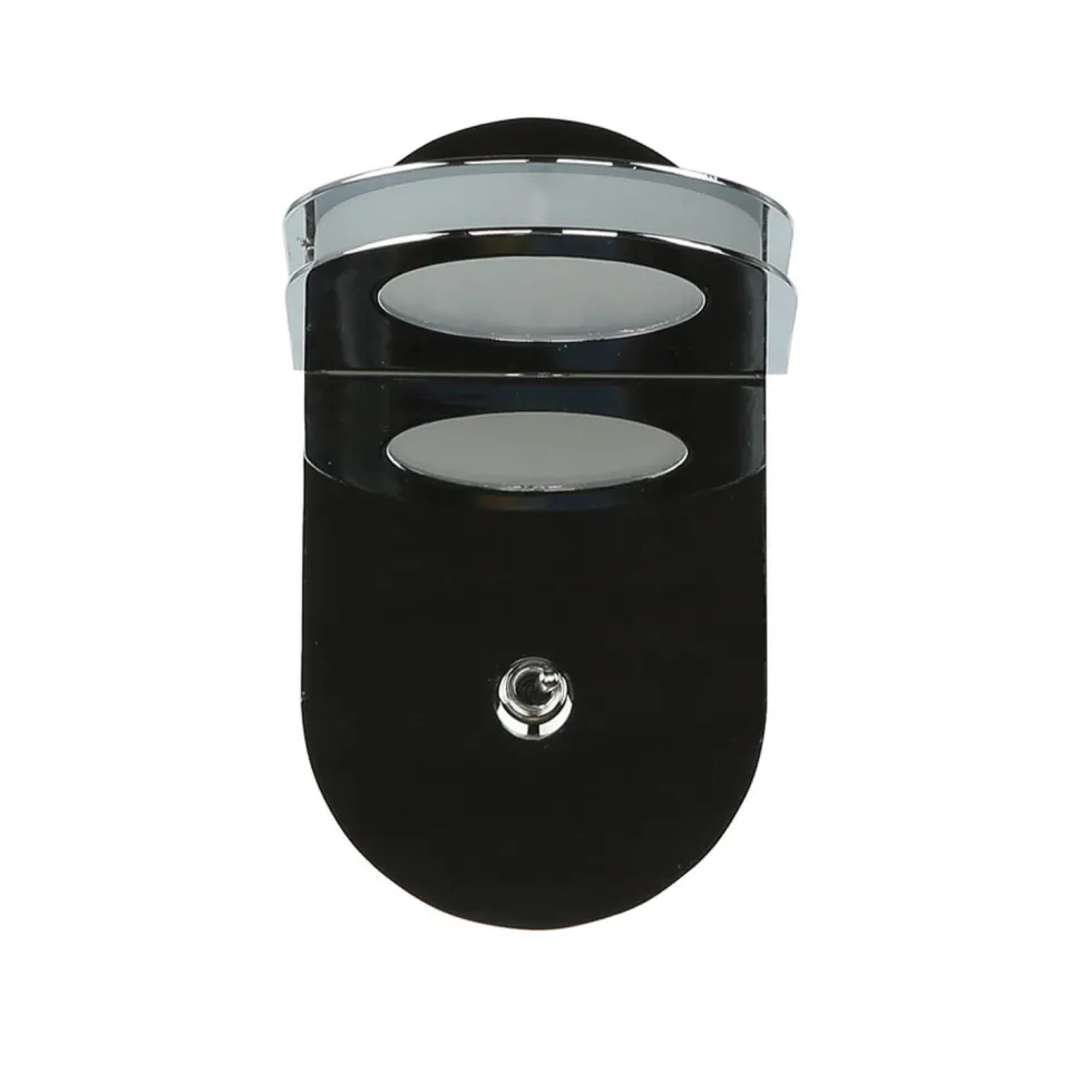 LED Wandleuchte Badezimmer 4000 K neutralweiß Chrom