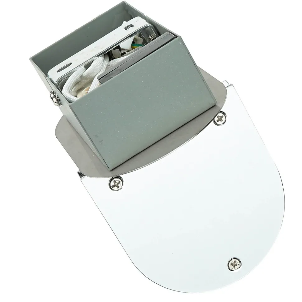 LED Wandleuchte Badezimmer 4000 K neutralweiß Chrom