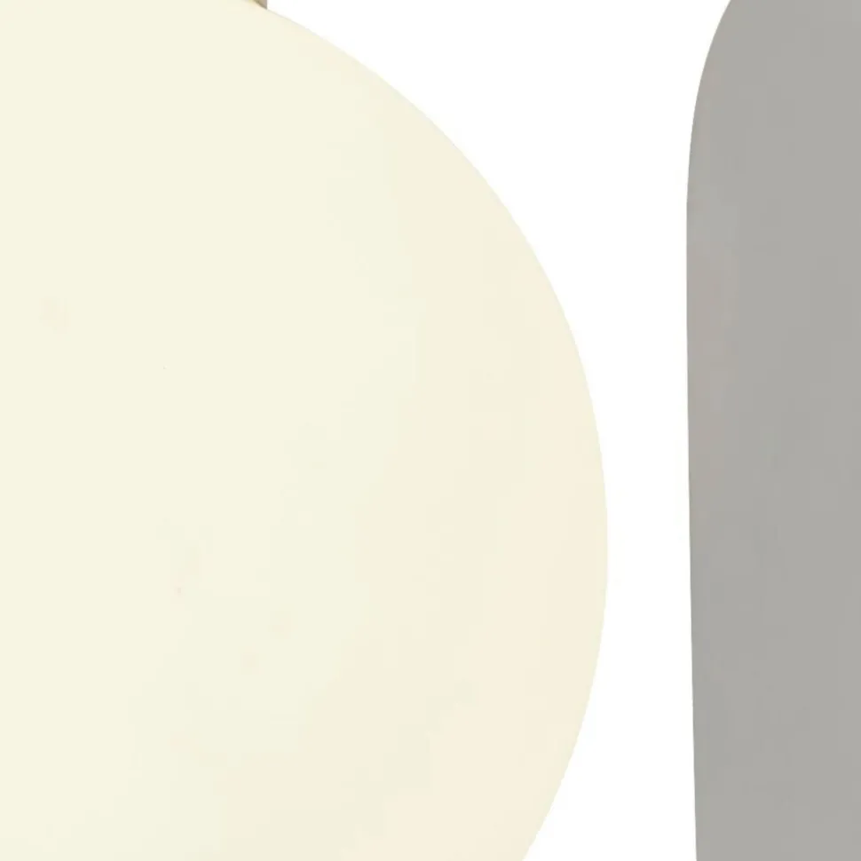 LED Wandleuchte Chrom Weiß 3000 K H: 28 cm Metall Glas