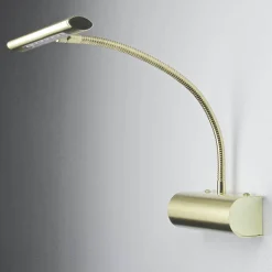 LED Wandleuchte CURTIS in Messing matt