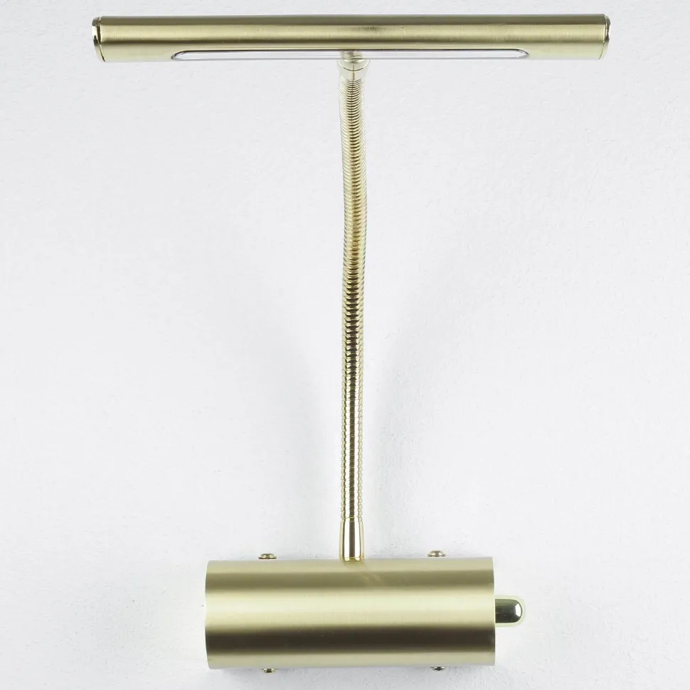 LED Wandleuchte CURTIS in Messing matt