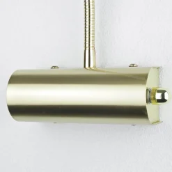 LED Wandleuchte CURTIS in Messing matt