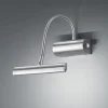 LED Wandleuchte CURTIS in Nickel matt