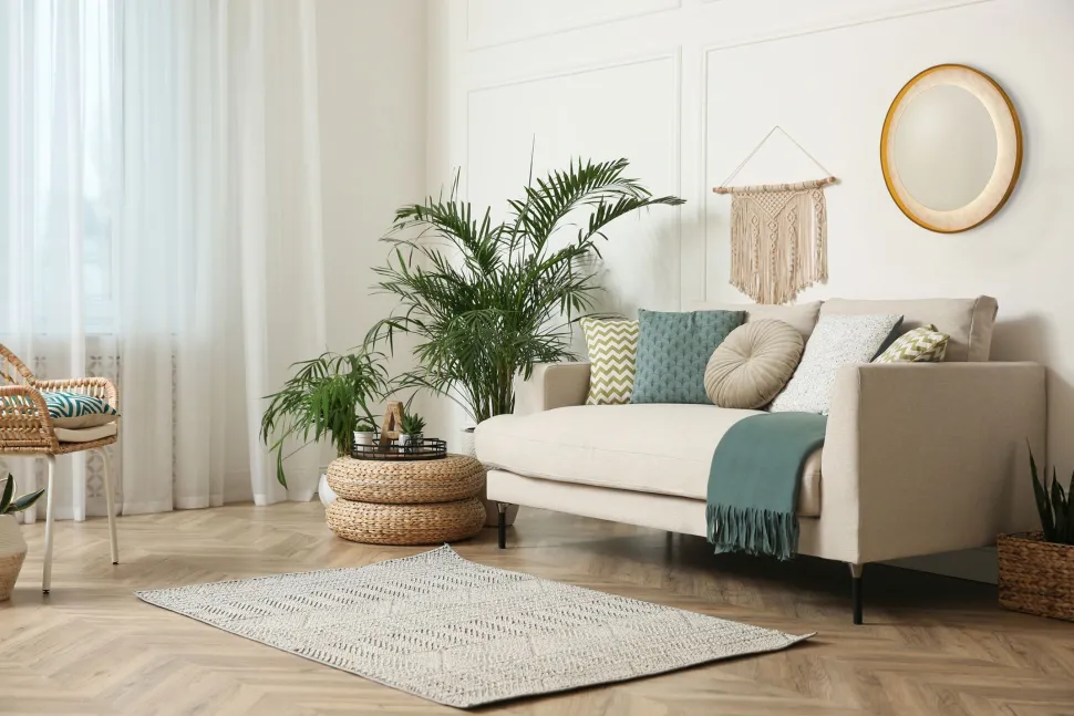 LED Wandleuchte dimmbar in Gold Weiß Touch IP44 Ø80 cm