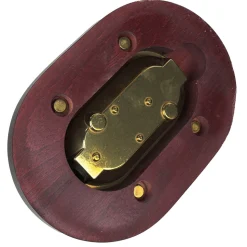 LED Wandleuchte Holz Messing 3000K Maritim Flur