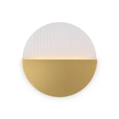 LED Wandleuchte Metall Glas Ø 30 cm rund 200 lm Modern