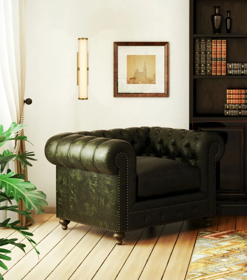 LED Wandleuchte Metall Glas IP44 H:32,5 cm in Gold Weiß