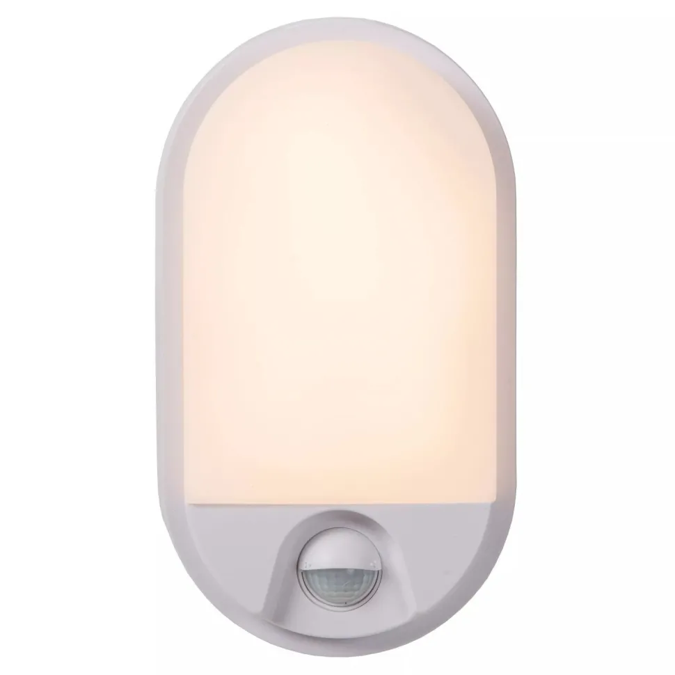 LED Wandleuchte mit Bewegungsmelder Weiß IP54 3000 K