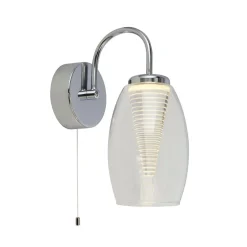 LED Wandleuchte mit Schalter 3000 K 414 lm H: 26,5 cm