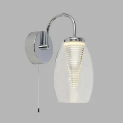 LED Wandleuchte mit Schalter 3000 K 414 lm H: 26,5 cm