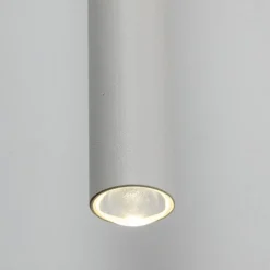 LED Wandleuchte Schalter drehbar 46,5 cm Metall Weiß 4000 K