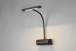 LED Wandleuchte Schwarz Dimmer Metall 430 lm H:35 cm