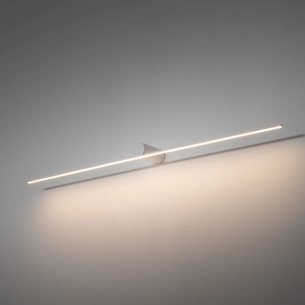 LED Wandleuchte Weiß Aluminium B:120 cm 3000 K 750 lm