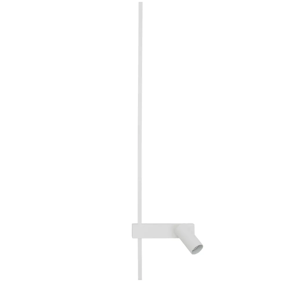 LED Wandleuchte Weiß Aluminium GU10 H:80 cm indirekt