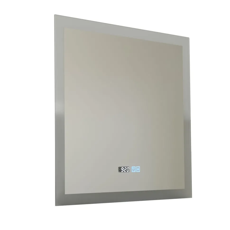 LED Wandspiegel mit Licht dimmbar IP44 38 W B:60 cm