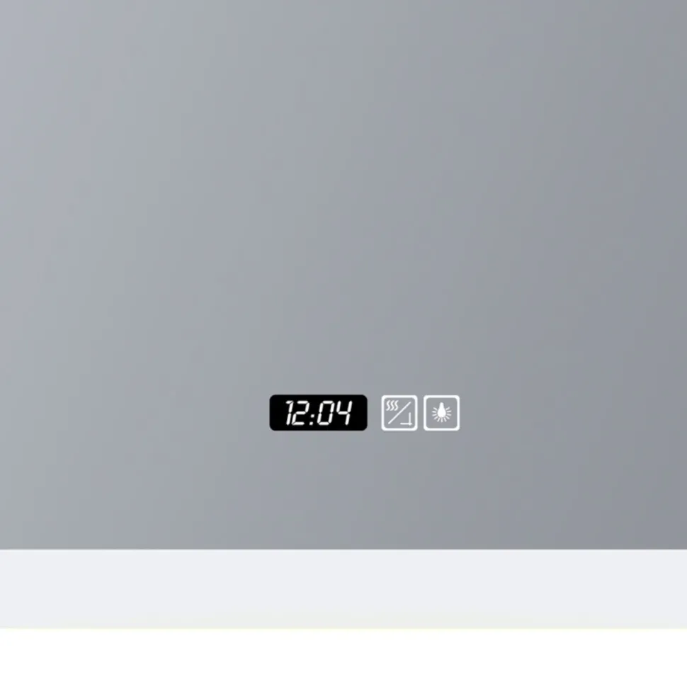 LED Wandspiegel mit Licht dimmbar IP44 38 W B:60 cm