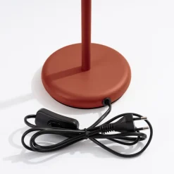 Leselampe GU10 43 cm hoch Aluminium in Rot Modern schwenkbar