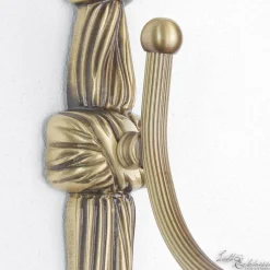 Leuchter Wandlampe aus Echt-Messing in Bronze