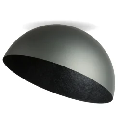 Loft Deckenleuchte Metall Silber rund Ø35 cm E27