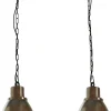 Loft Hängelampe Braun Industrial Style Handarbeit