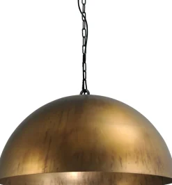 Loft Hängeleuchte Messing Antik groß Ø60cm LARINO