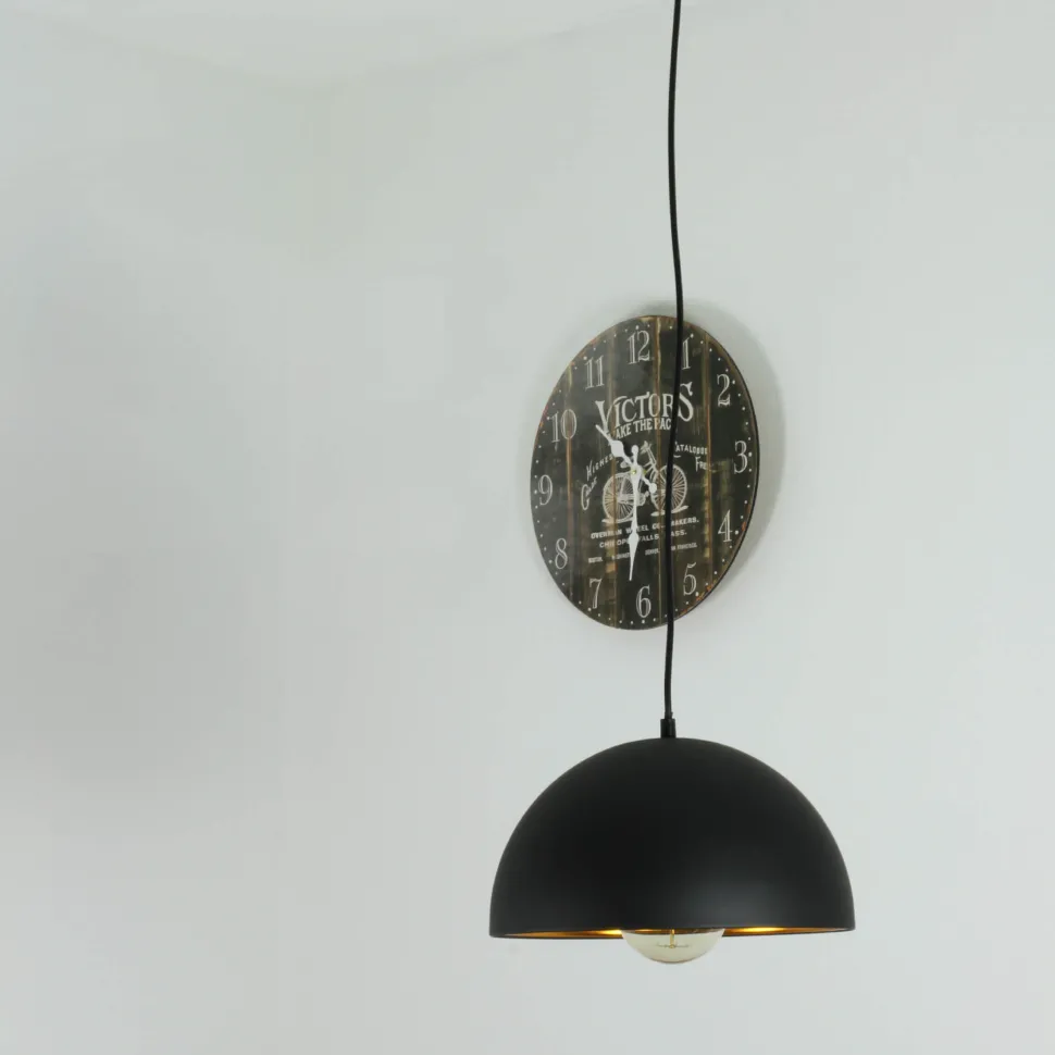 Loft Pendelleuchte schwarz/gold
