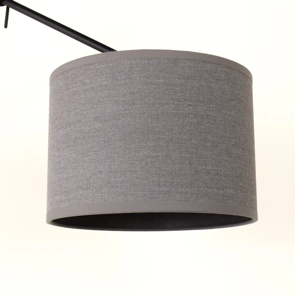 Loft Wandleuchte mit Schalter VIPER flexibel Grau