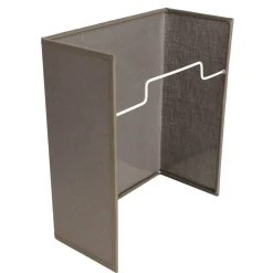 Loft Wandleuchte Stoff Schirm Taupe Loft Design E27