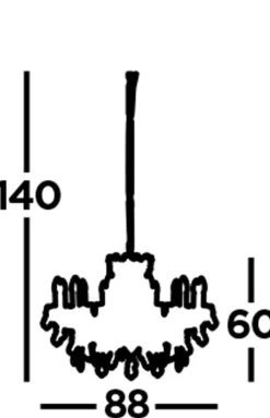 Lüster Kristall Ø 88 cm groß Messing Antik 12x E14