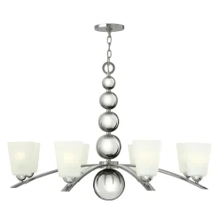 Lüster ROMINA Nickel kürzbar Ø97cm Pendelleuchte