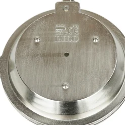 Maritime Außenleuchte Messing Ø18cm IP64 in Nickel