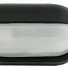 Maritime Außenwandleuchte IP44 oval B:21cm Schwarz Weiß