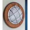 Maritime LED Wandlampe SILVIO Chrom Maritim rund
