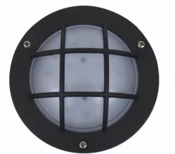 Maritime Wandlampe rund IP44 Bullauge Aluminium Ø14cm