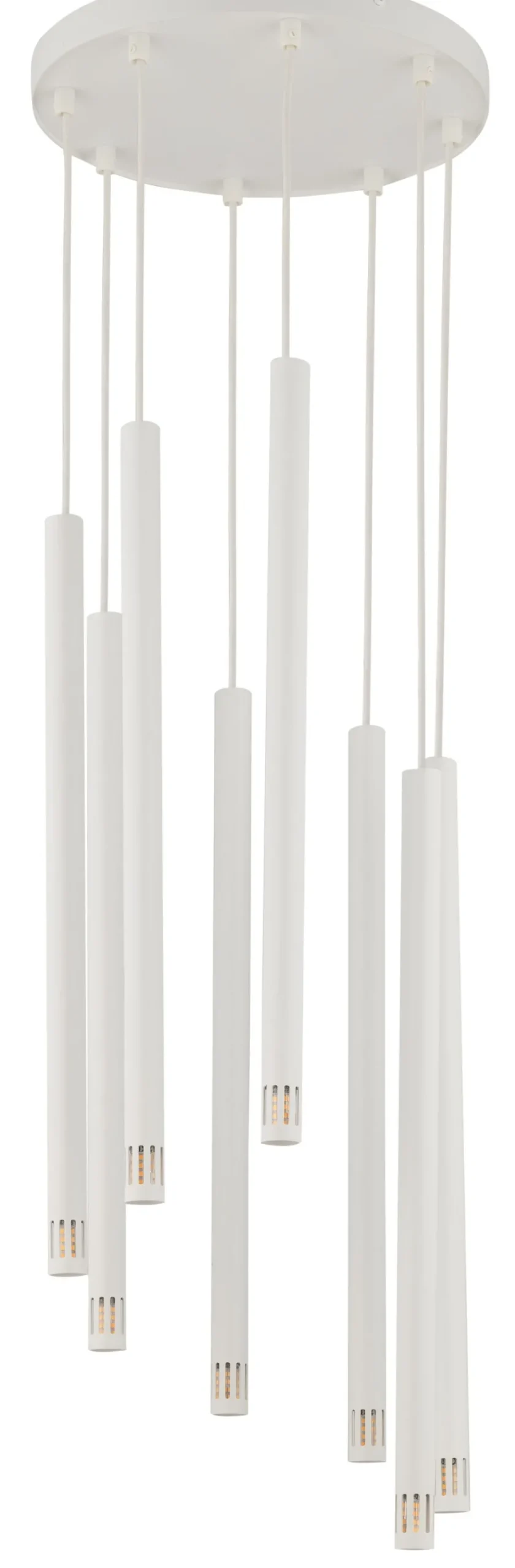 Mehrflammige Hängelampe Weiß Metall G9 bis 1 m elegant