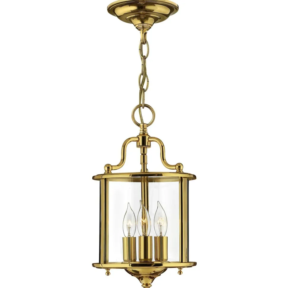 Messing Pendelleuchte AVELINE verstellbar Esszimmer