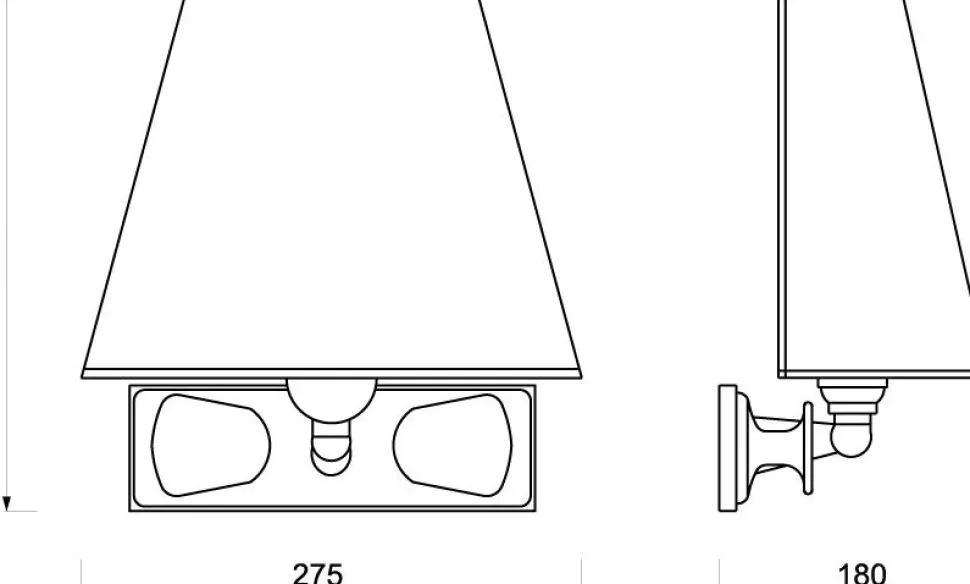 Messing Wandleuchte Chrom Braun Maritim Flur