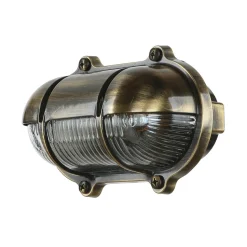 Messing Wandleuchte oval IP64 Maritim außen