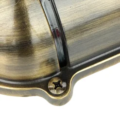 Messing Wandleuchte oval IP64 Maritim außen