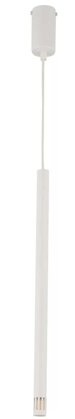 Metall Pendelleuchte Weiß G9 bis 1 m hängend Zylinder